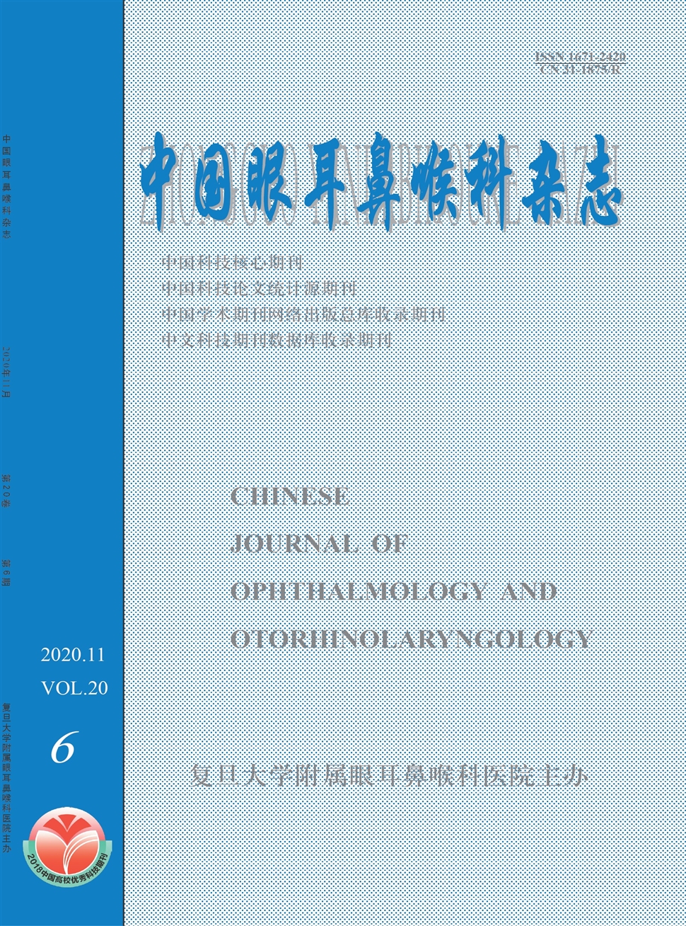 中国眼耳鼻喉科杂志