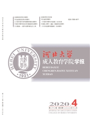 河北大学成人教育学院学报